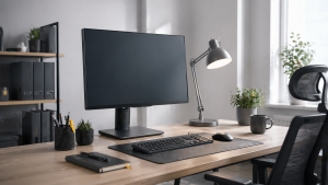 Bildschirmarbeit im Buero und zu Hause